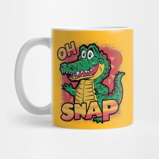 Oh Snap Cartoon Croc Mug